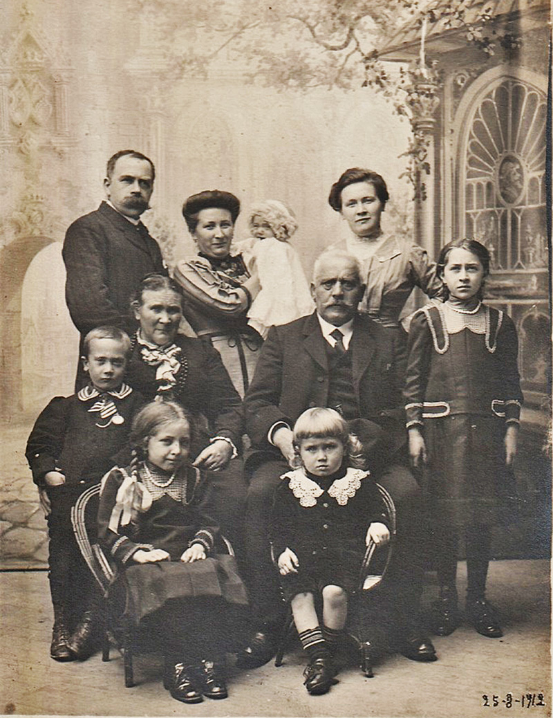 asu 25 Aout 1912 famille lenzen