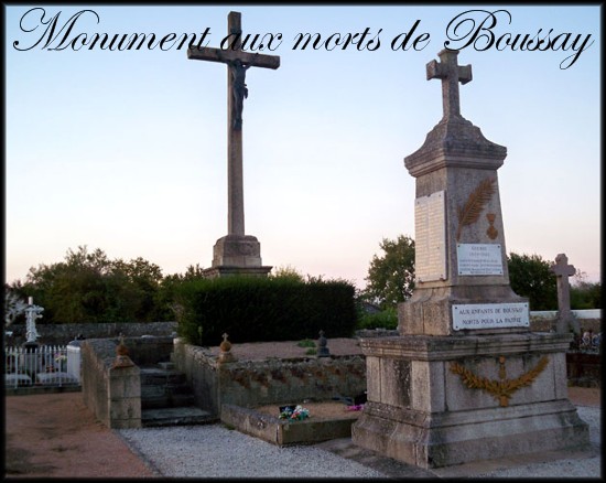 site  boussay monument aux morts
