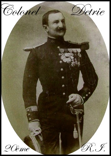 site colonel detry ochamps 1914 tombe entrée foret de luchy photo N°2