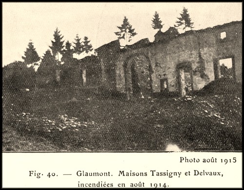site glaumont maison tassigny & delvaux incendiées