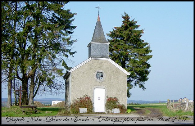 site ochamps chapelle nd de Lourdes photo 2007