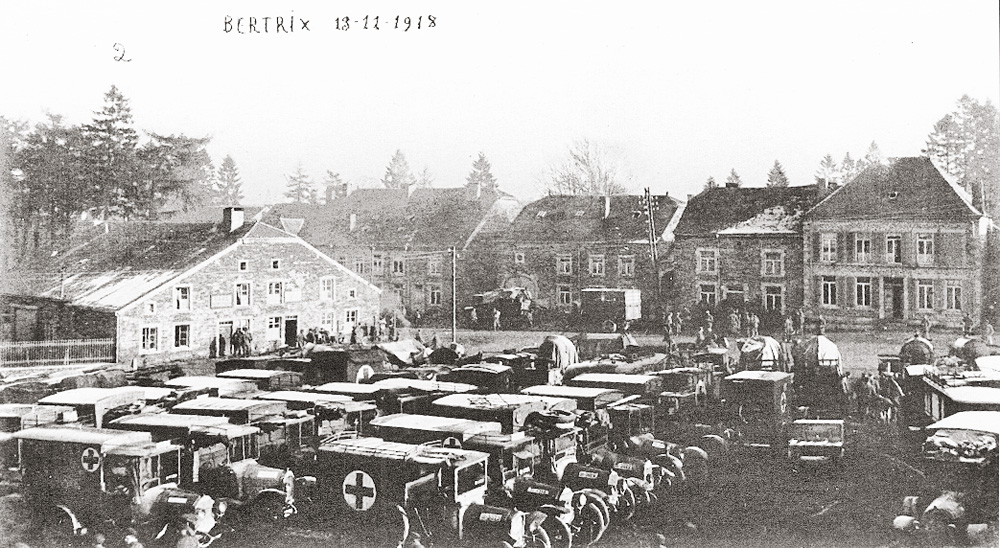 12asu 2 13 NOV 1918 Alignement des ambulances allemandes (2)