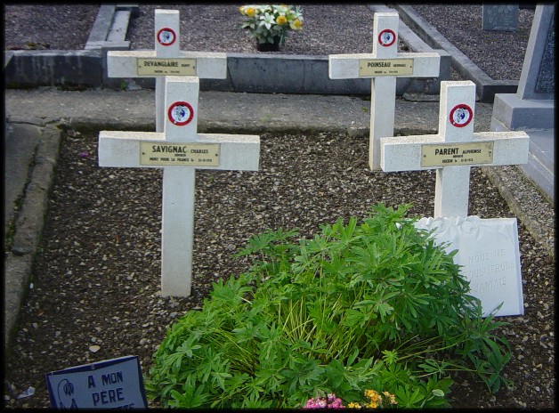 site mortehan quatre sépultures françaises
