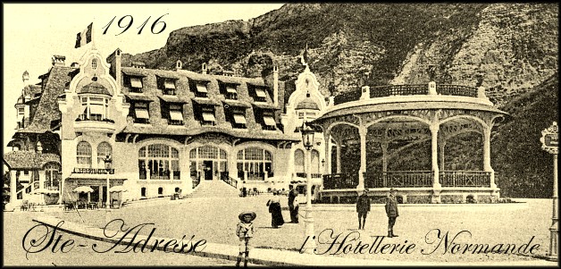 site 1916 Nice Havrais l'hôtellerie normande , résidence des ministres belges