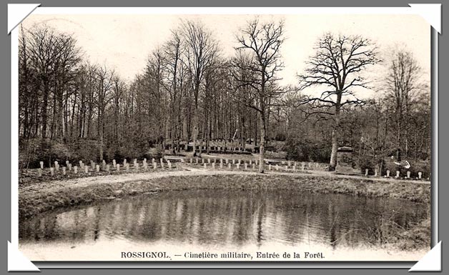site rossignol cimetière devant plan d'eau orée de la forêt
