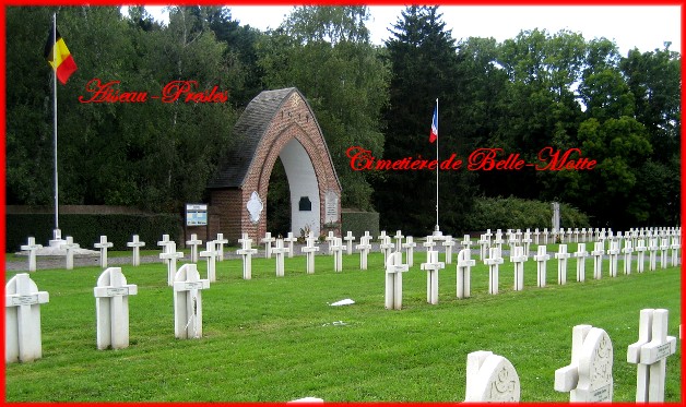 site cimetière de Belle-Motte Aiseau-Presles