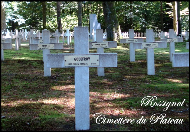 site rossignol cimetière plateau Godefroy