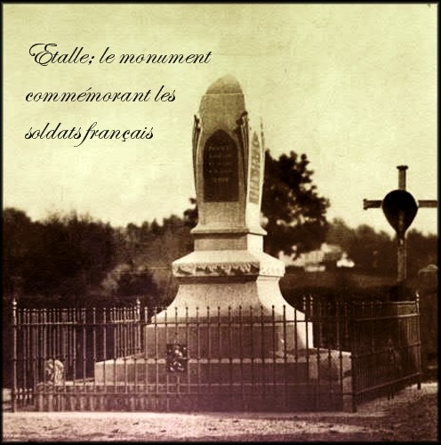 site etalle monument commémorant les soldats francais