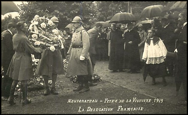 site neufchateau 1919 délégation francaise