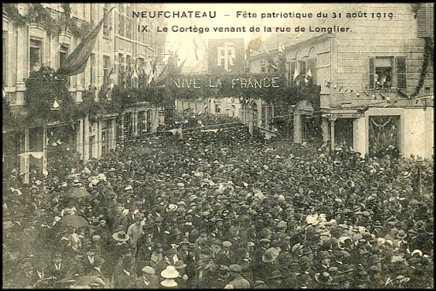 site neufchateau vive la france 31 août 1919
