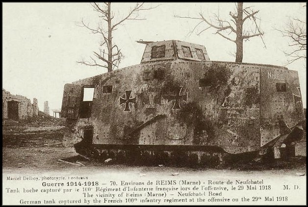 site tank allemand près de reims