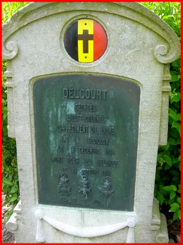site Colonel DELCOURTsépulture cimetière de Keiem