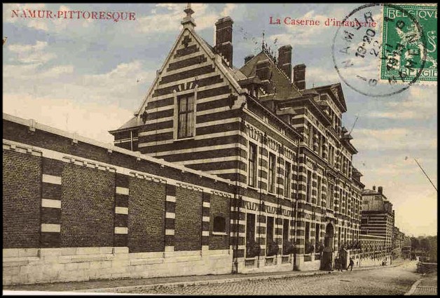 site Namur 1913 caserne 13è ligne