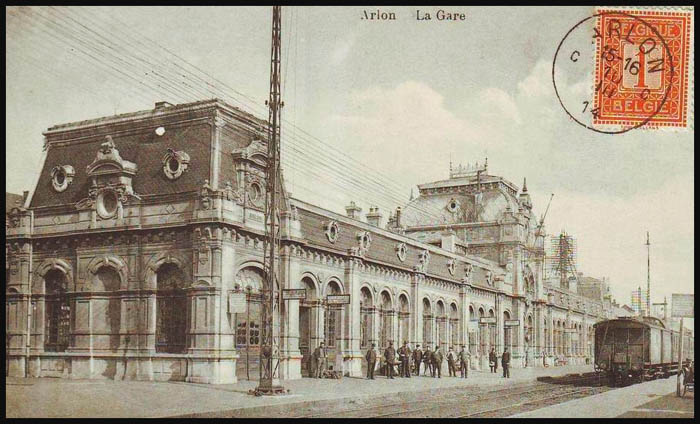 site so arlon gare rails 1914 mars