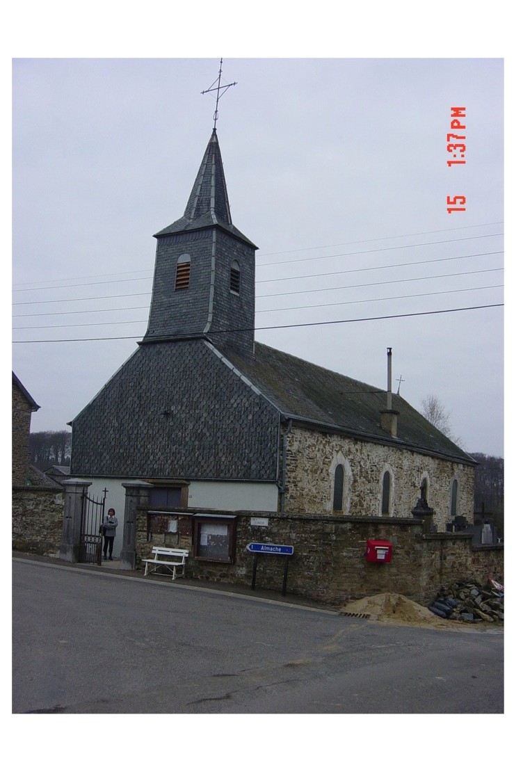 Eglise de Plainevaux construite par Joseph BODY en 1844