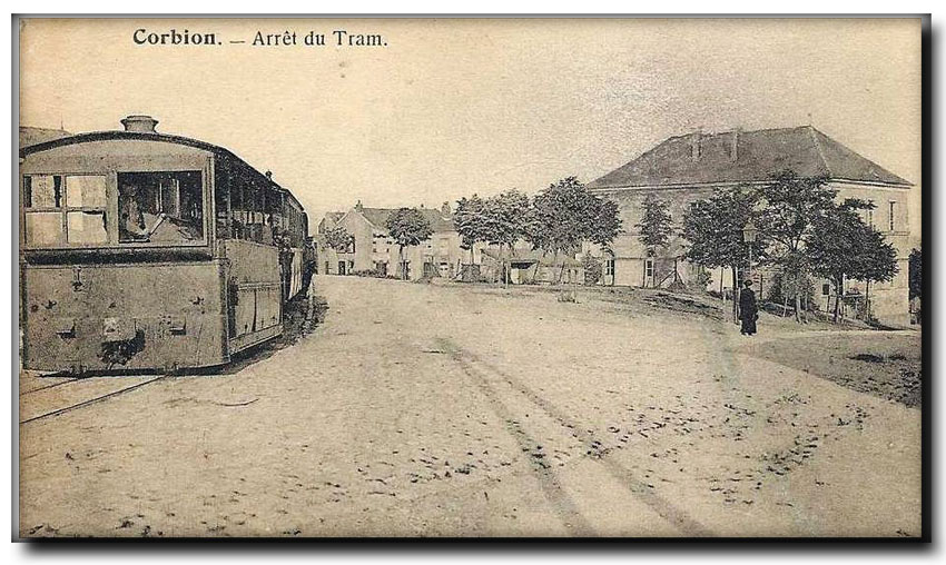 site so be corbion arrêt tram 1920