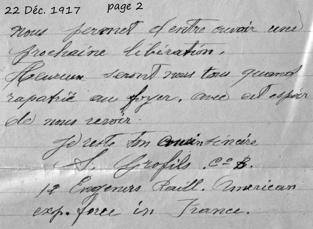 1917 12 22 page 2site to be lettre à félix