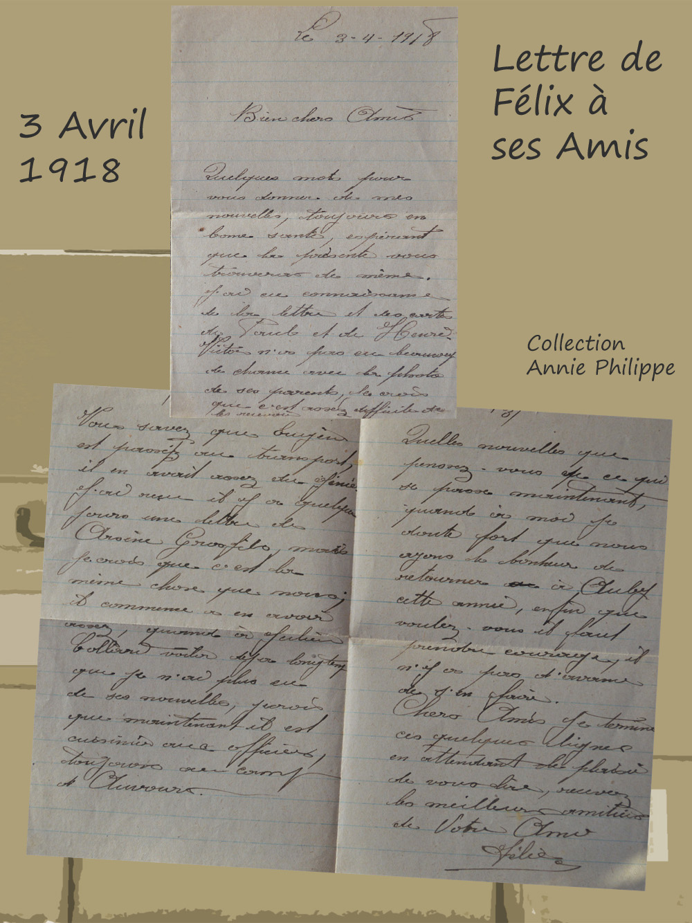 site to be 1918 04 03 lettre de félix à ses amis page 2