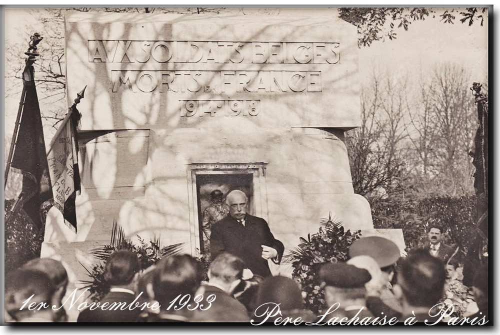 site me fr be monument belge au père lachaise  1er nov 1933