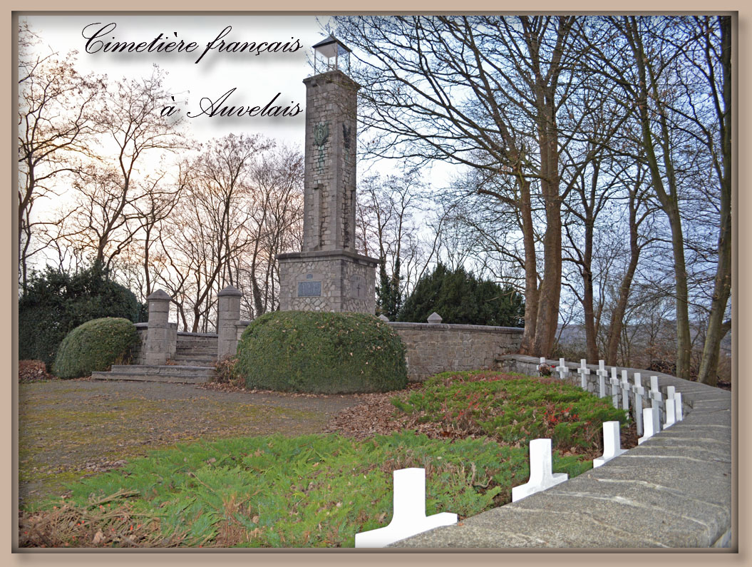 site to be cimetière français d'auvelais mémorial 1934