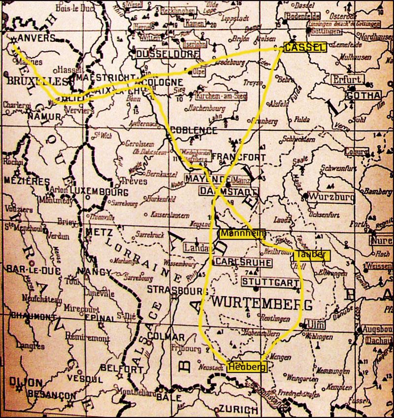 site to itinéraire Josse les camp 1914-18