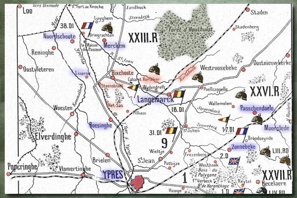 site to be kortebeek plan 1918