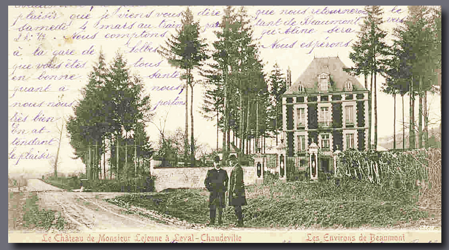 site to be chateau leval chaudeville beaumont