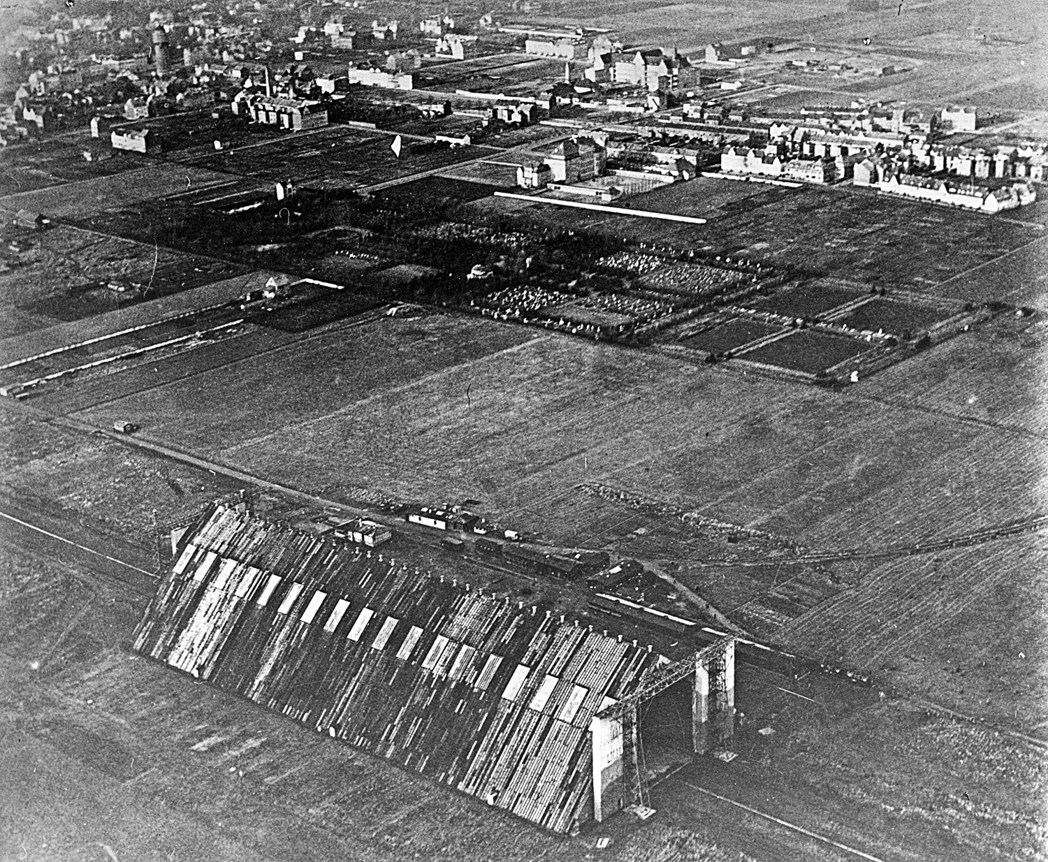 site to de Duren photo boele emplacement hangar à zeppelin