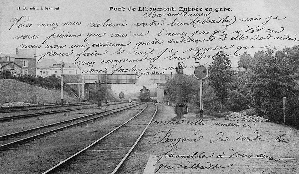 libramont entrée en gare 1905