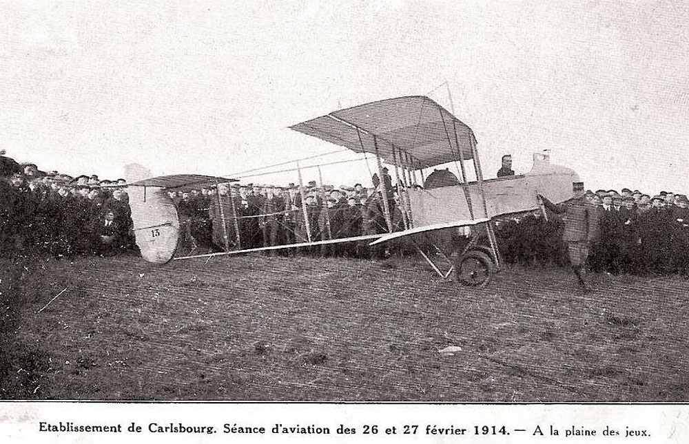 asu carsbourg séance d'aviation février 1914