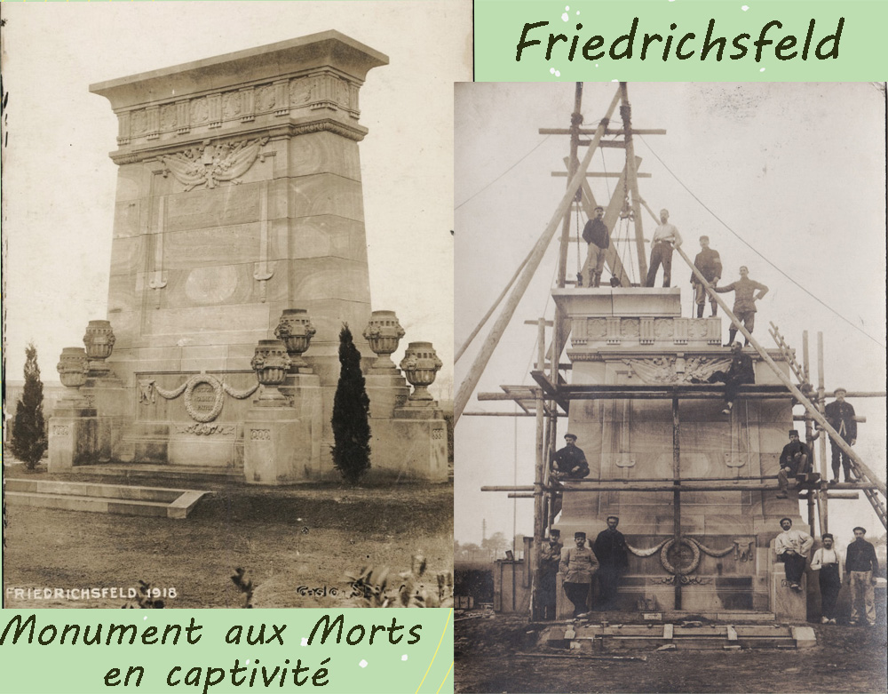 friedrichsfeld monument aux morts en captivité