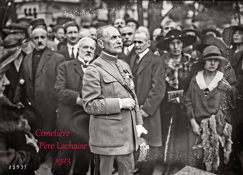 Foch pére Lachaise 1923 inaug grossetti