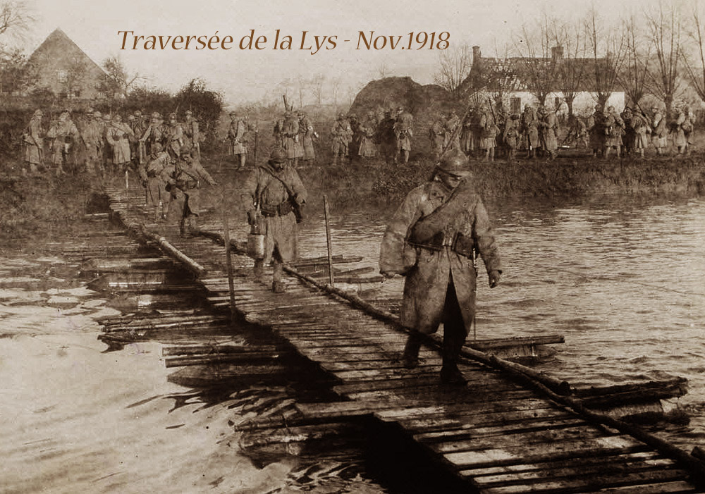 len traversée de la Lys nov 18