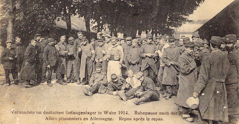 len allies prisonniers wahn 1914