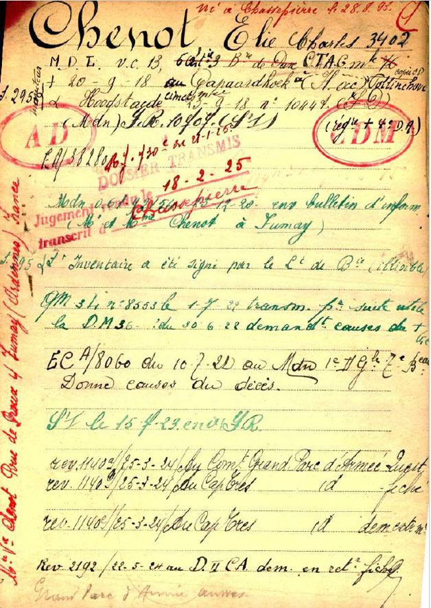 len bel war register elie chenot page 1